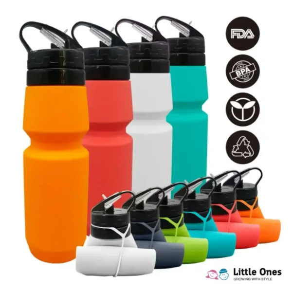 Leakproof Collapsible Silicone Water Bottle