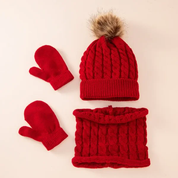 Baby Hat, Scarf, and Glove Set